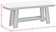 Elements International Transcend Charcoal/Light Gray Counter Bench-2