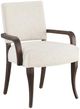 Universal Explore Home™ Arcata Crossover Sand White/Otter Dining Arm Chair-0