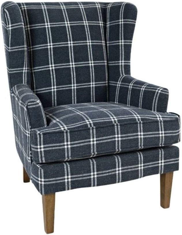 Jofran Inc. Lacroix Navy Accent Chair-0