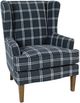 Jofran Inc. Lacroix Navy Accent Chair-0