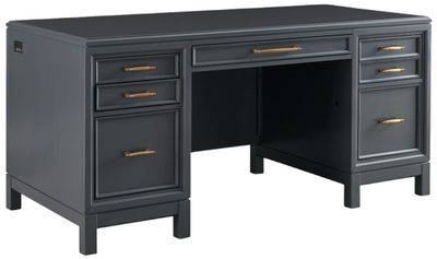 aspenhome Alexander Midnight 66-inch Executive Desk aspenhome Alexander Midnight 66-inch Executive Desk
