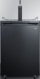 Summit® 5.6 Cu. Ft. Black Beer Cooler/Kegerator-0