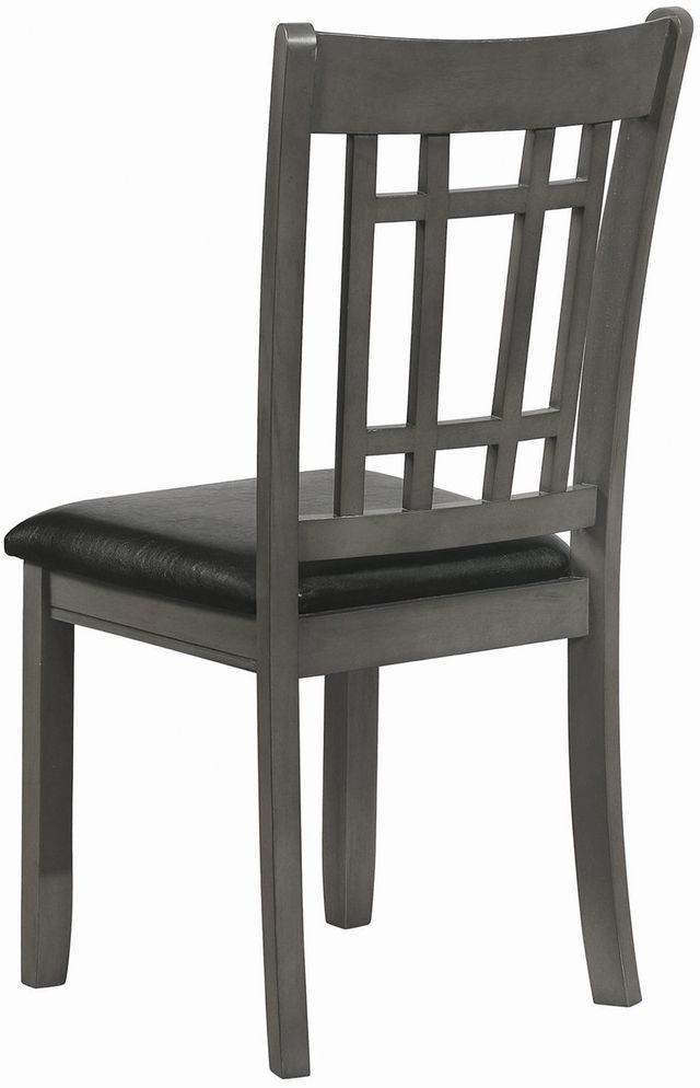Coaster® Lavon 2-Piece Black Medium Grey Upholstered Dining Chairs-2