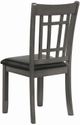 Coaster® Lavon 2-Piece Black Medium Grey Upholstered Dining Chairs-2