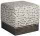 Vanguard® Furniture Michael Weiss Mulligan Polkadot Grey Ottoman-0