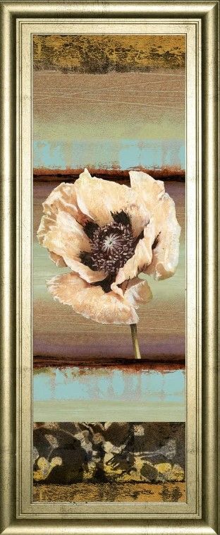 Classy Art Elemental Poppy I By Selina Werbelow Wall Art-1