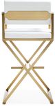 TOV Furniture Director White Gold Steel Counter Stool-3