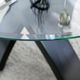 Furniture of America® Jasmin 5-Piece Beige/Black Round Dining Table Set-4