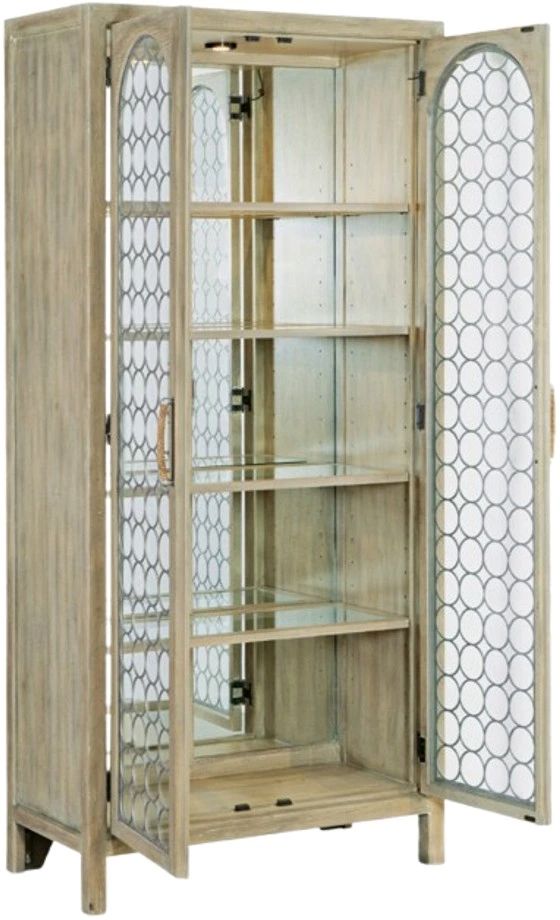Hooker® Furniture Surfrider Driftwood Display Cabinet-2