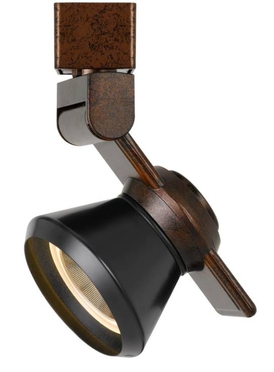 Cal® Lighting & Accessories Black/Rust Track Light-1
