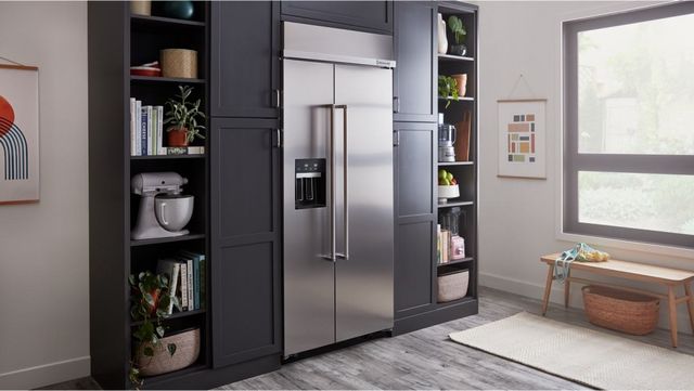 KitchenAid® 36 in. 20.8 Cu. Ft. PrintShield™ Stainless Steel Counter Depth Side-by-Side Refrigerator-9