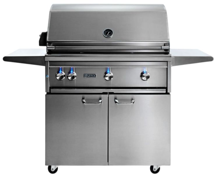 LYNX® Professional 3-Burner Stainless Steel Freestanding Natural Gas ...
