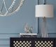 Currey & Company Fabienne Black/White Table Lamp-4