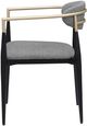 Coaster® Alexis Black/Gray Dining Arm Chair-4