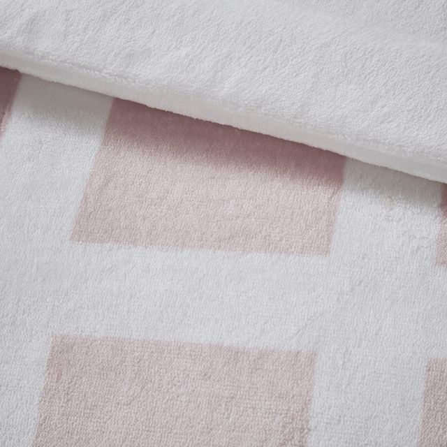 Olliix by Madison Park Mae Blush Full/Queen Plush Comforter Set-2