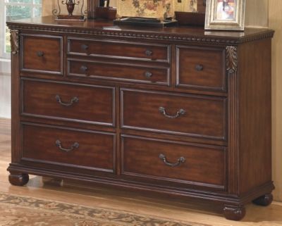 Signature Design by Ashley® Leahlyn Warm Brown Dresser-1