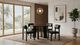Coaster® Strouse 5-Piece Black Dining Table Set-1
