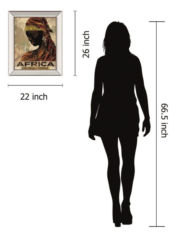 Classy Art Portmanteau Vintage Travel Africa Wall Art-2