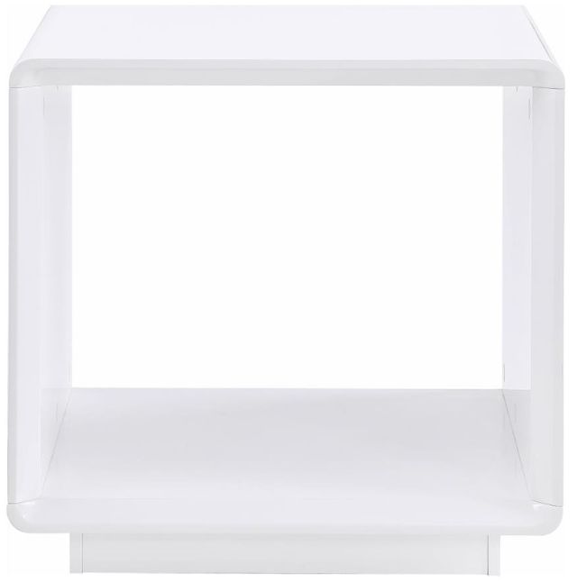 Coaster® Paseo White End Table-1