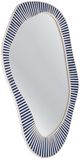 Bassett Mirror Rhodes Blue/White Wall Mirror-1