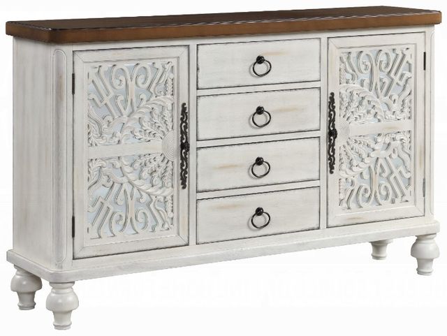 ACME Furniture Vermont Antique White Console Cabinet-0