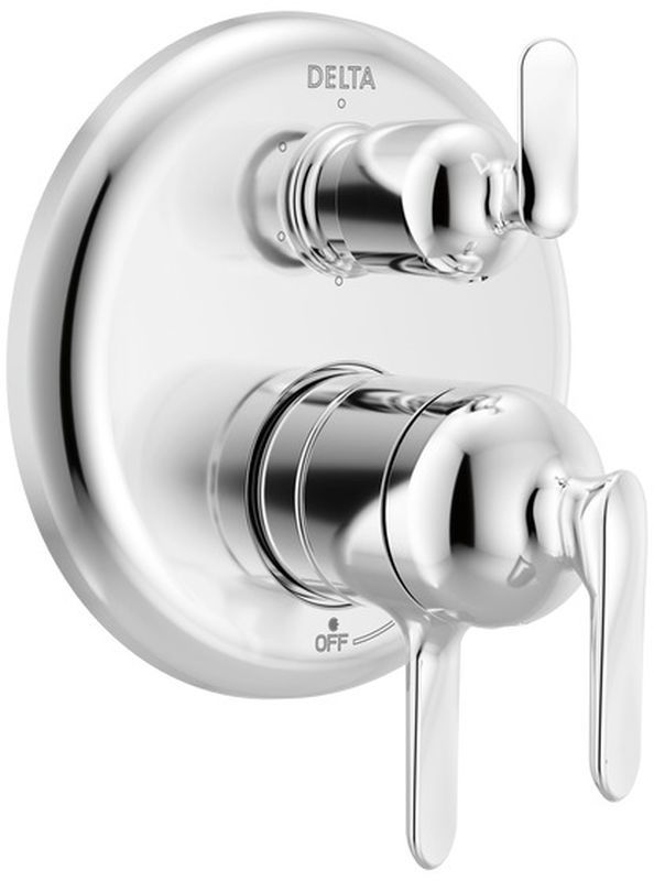 Delta Bonacci™ 17 Series Lumicoat® Chrome 6-Setting Integrated Diverter Trim-0