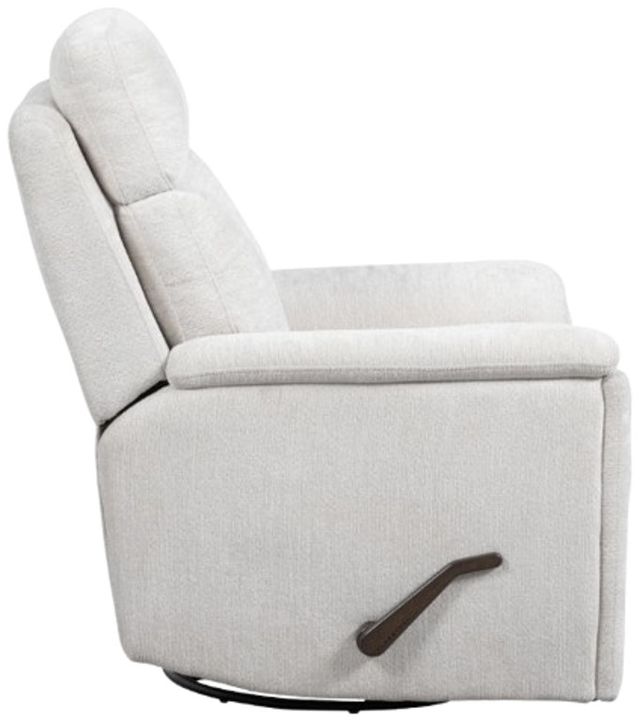 Flexsteel® Customizable Refined Fabric Manual Swivel Gliding Recliner-4