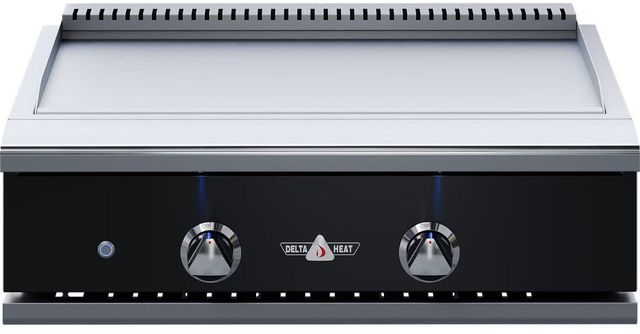 Delta Heat 32" Black/Stainless Steel Outdoor Liquid Propane Griddle-0
