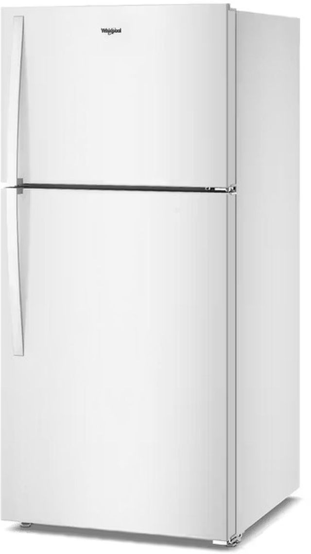 Whirlpool® 30" 19.3 Cu. Ft. White Top Freezer Refrigerator with Total Coverage Cooling-3