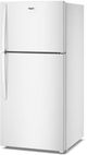 Whirlpool® 30" 19.3 Cu. Ft. White Top Freezer Refrigerator with Total Coverage Cooling-3