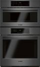 Bosch 800 Series 30" Black Stainless Steel Oven/Microwave Combination Electric Wall Oven-0