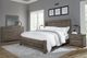 Vaughan-Bassett Dovetail Mystic Gray King Poster Bed-1