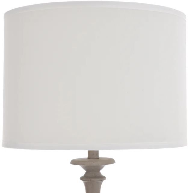 Stylecraft Gray/White Floor Lamp-2
