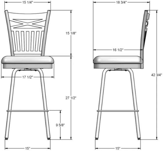 Amisco Customizable Garden Swivel Counter Stool-2