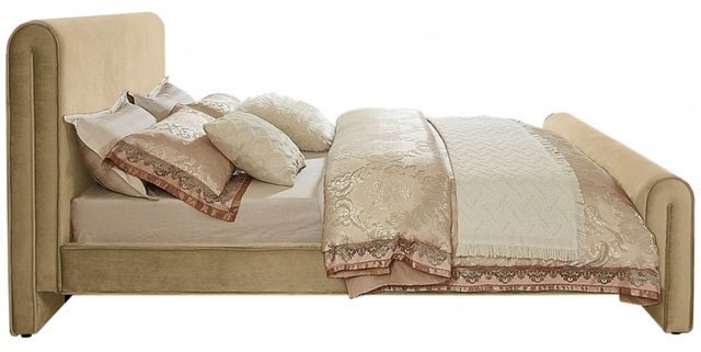 Meridian Furniture Sloan Camel Full Upholstered Panel Bed-2