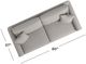 Bassett® Furniture Carolina 60'' Sofa-3