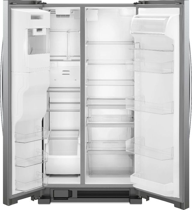 Whirlpool® 24.5 Cu. Ft. Fingerprint Resistant Stainless Steel Side-by-Side Refrigerator-1
