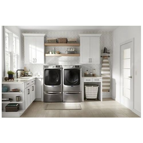 Maytag® 7.3 Cu. Ft. Metallic Slate Front Load Gas Dryer-3