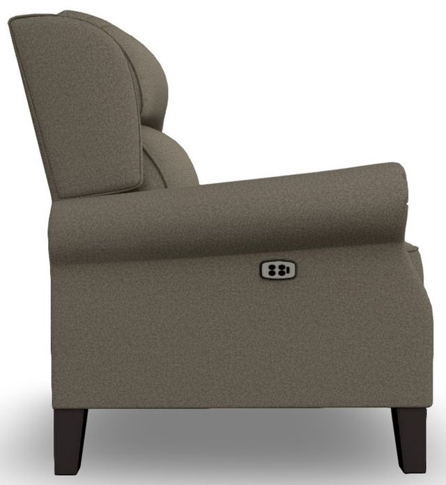 Best® Home Furnishings Customizable Joanna Power High Leg Recliner with Power Tilt Headrest and Espresso Legs-2