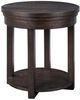 Liberty Furniture Weston Peppercorn Round End Table-0