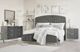New Classic® Home Furnishings Kailani 4-Piece Gray Queen Panel Bedroom Set-1