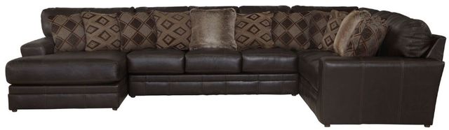 Jackson Furniture Denali 3-Piece Chocolate Left-Arm Facing Sectional and Chaise-1