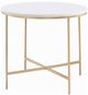 Coaster® Ellison 2-Piece White Top Occasional Table with Gold Base Set-1