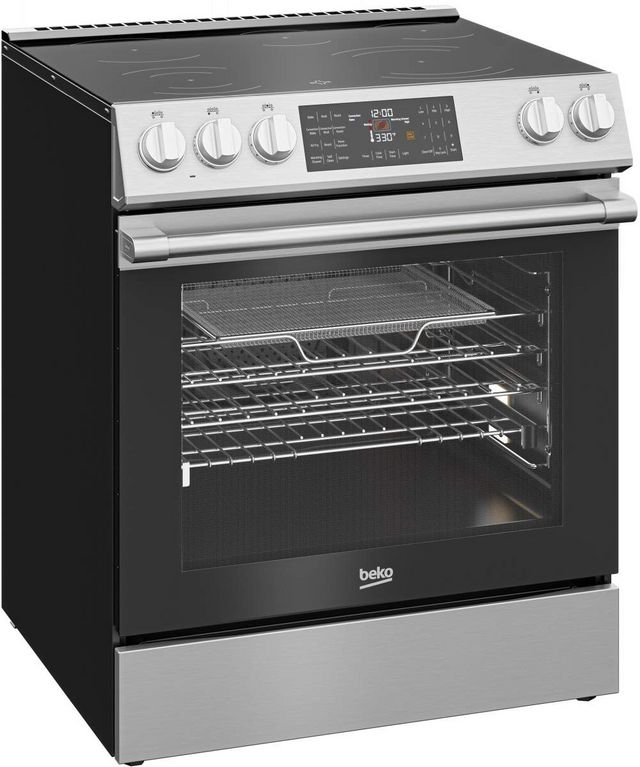 Beko 30" Stainless Steel Slide In Electric Range-3