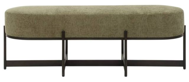 Uttermost® Merino Bronze/Moss Bench-2