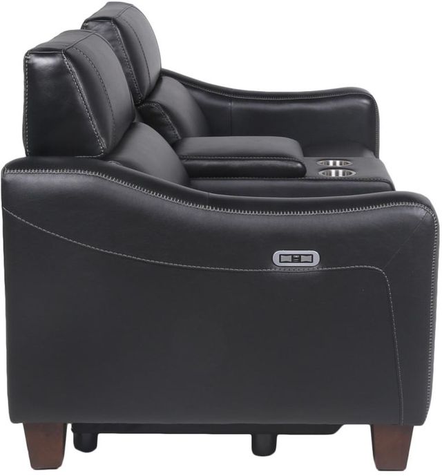 Steve Silver Co. Giorno Midnight Dual Power Reclining Loveseat with Console-2