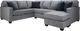 Decor-Rest® Furniture LTD Embark 3-Piece Baltic Grey Right-Arm Facing Sectional Sofa and Chaise-0