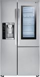 LG 21.7 Cu. Ft. Stainless Steel Counter Depth Side-By-Side Refrigerator-2