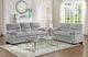 Homelegance® Keighly Gray Loveseat-4