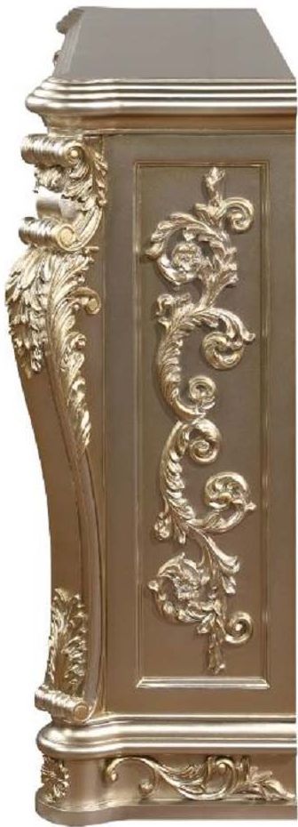 ACME Furniture Sorina Antique Silver Fireplace-4